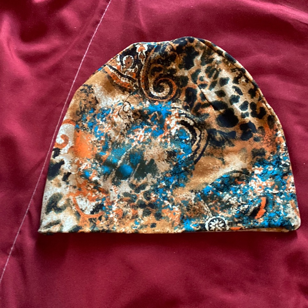 Very fashionable dome stretchy hat!